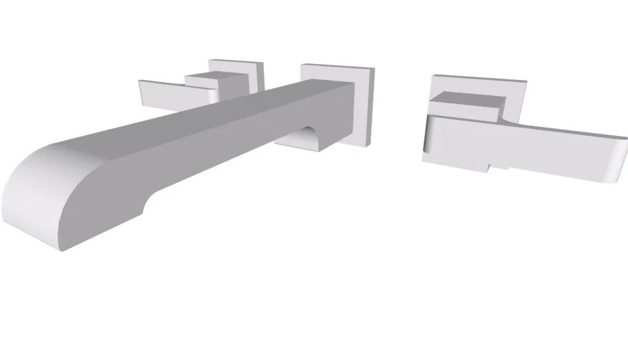Ara Two Handle Wall-Mount Lavatory Faucet