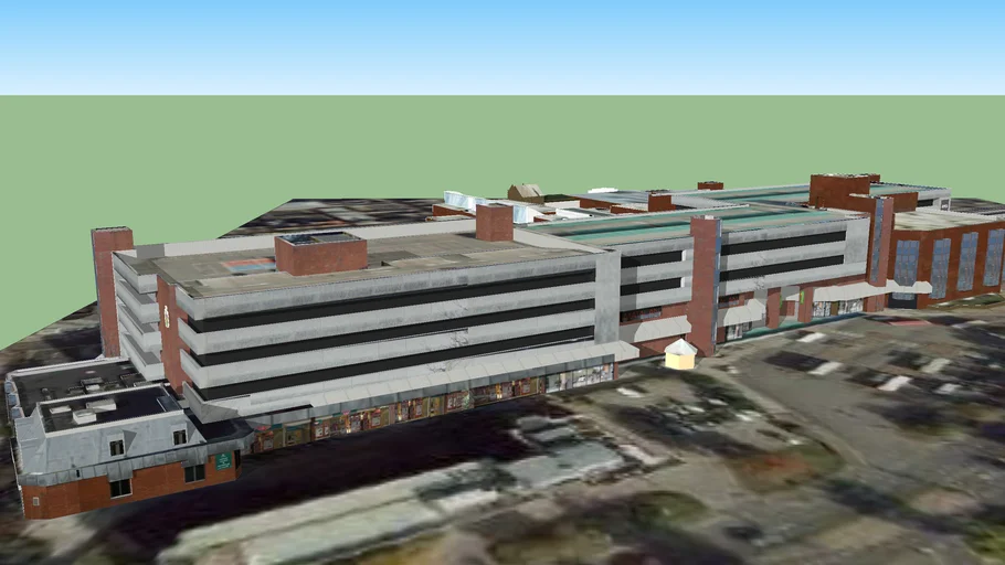Staines High Street, Elsmleigh Shopping Center & Parking Garages