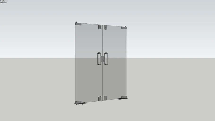 glass door
