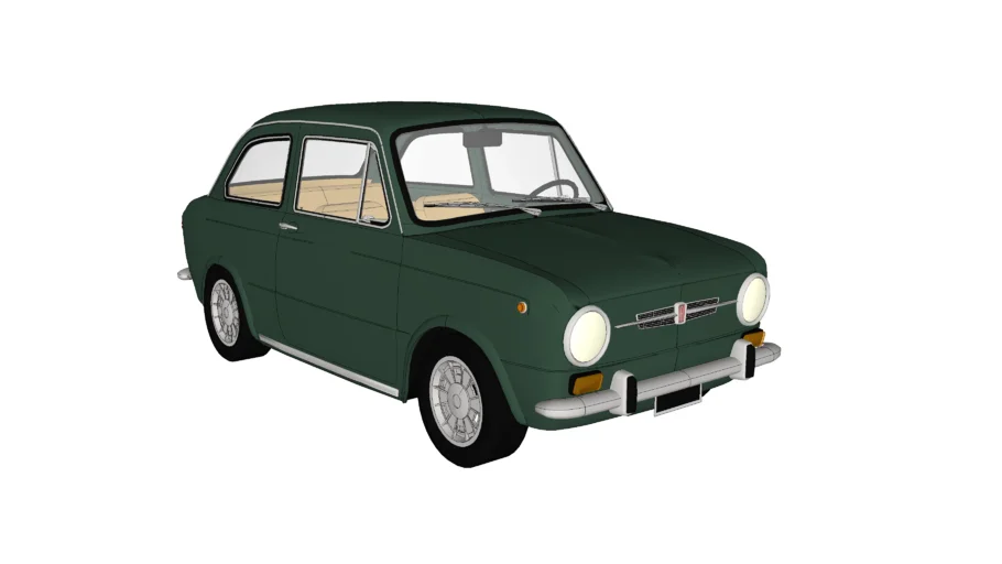 VINTAGE ITALY CAR FIAT 850 ANNI ‘70