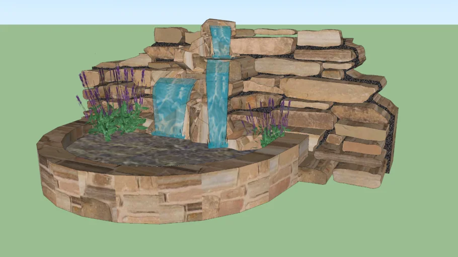Kaskada- garden fountain