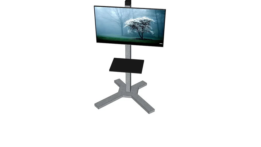FLIR camera TV Stand w/ TV