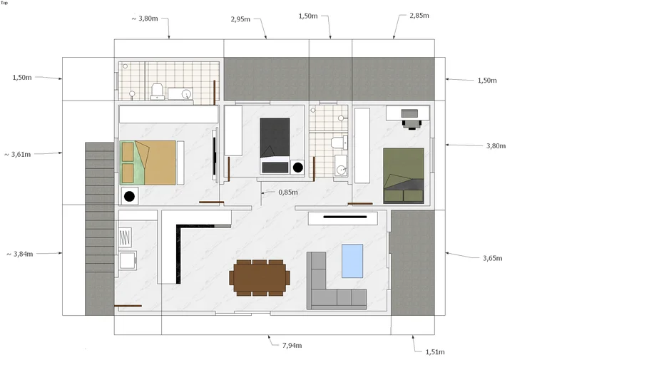Planta baixa humanizada