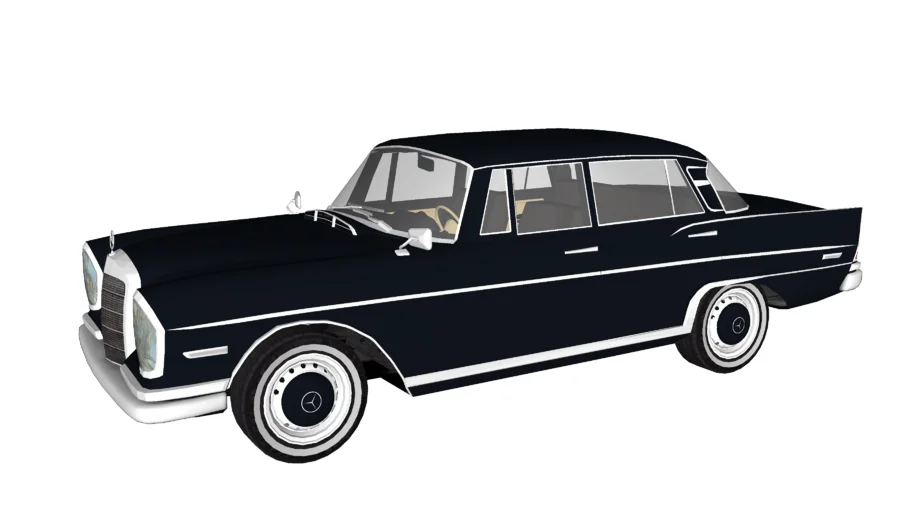 Vintage Mercedes W112 sedan