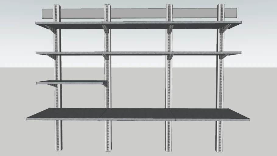 The Container Store - elfa Study Shelf unit