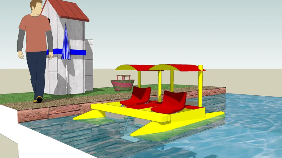 bateau pedalo