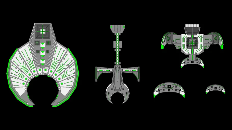 BFG: Necron Ships | WIP