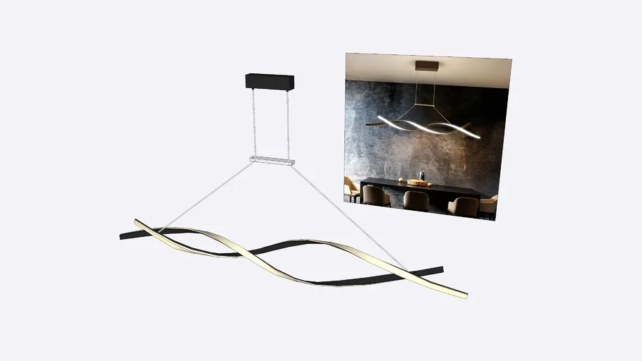 造型 藝術 chandelier螺旋線條吊燈