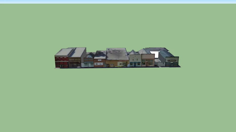 Emmett's Foodtown and surrounding buildings