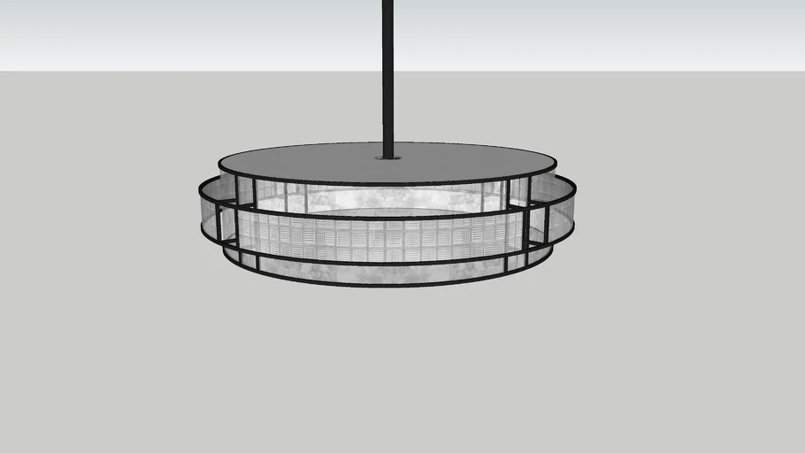 Round Chandelier Glass