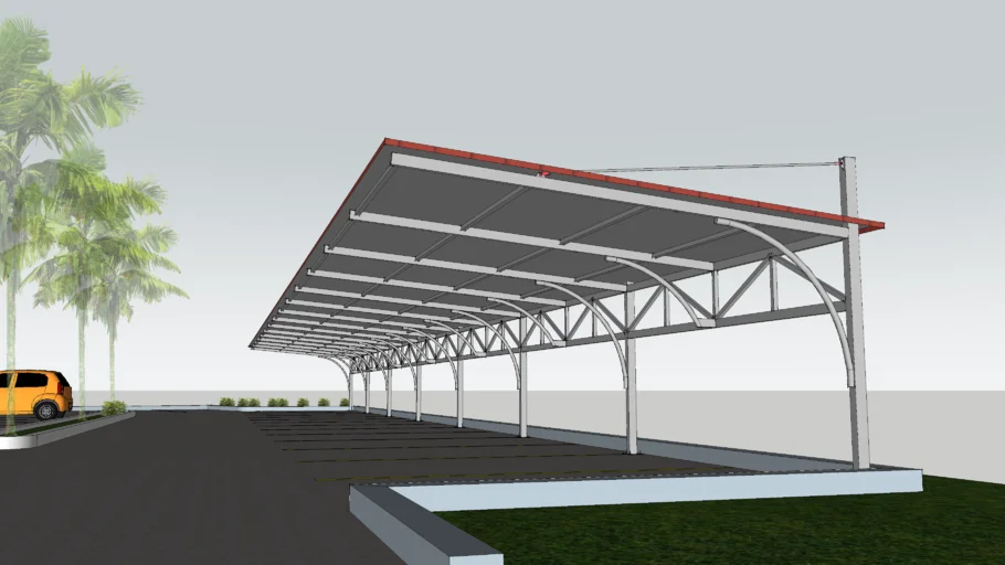 car parking canopy cladding