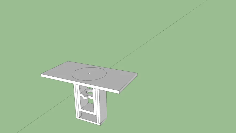 Mesa para router con motor KRESS