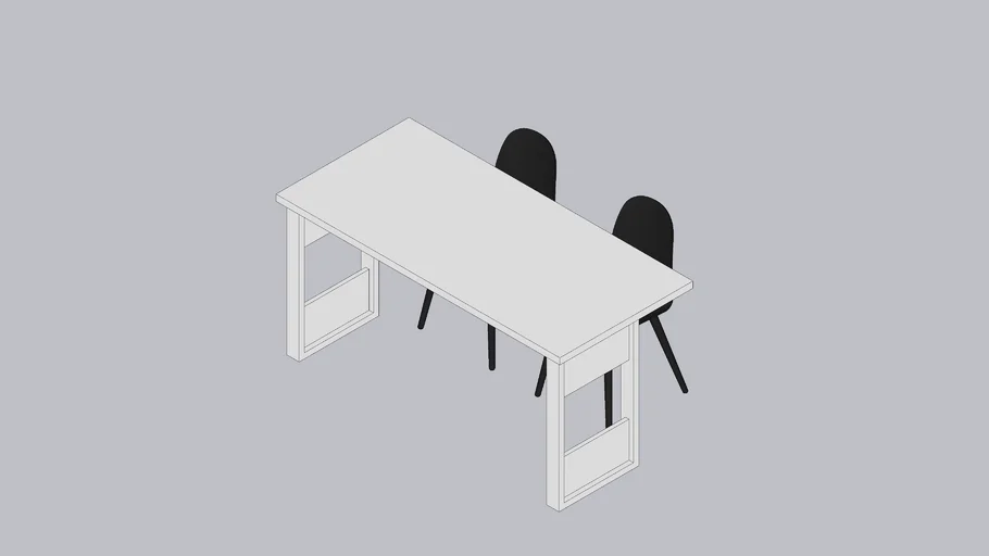 Mesa + sillas polipropileno