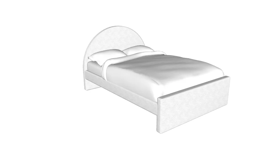 Elora Arched Upholstered Bed w Trundle