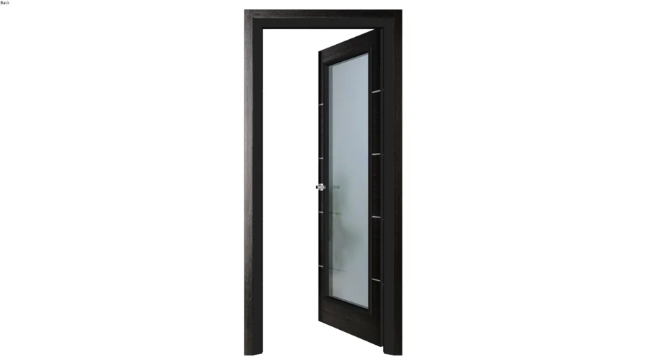Door Modern Interior Bifold - Open