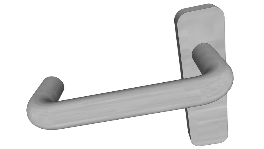 Aluminium door handle