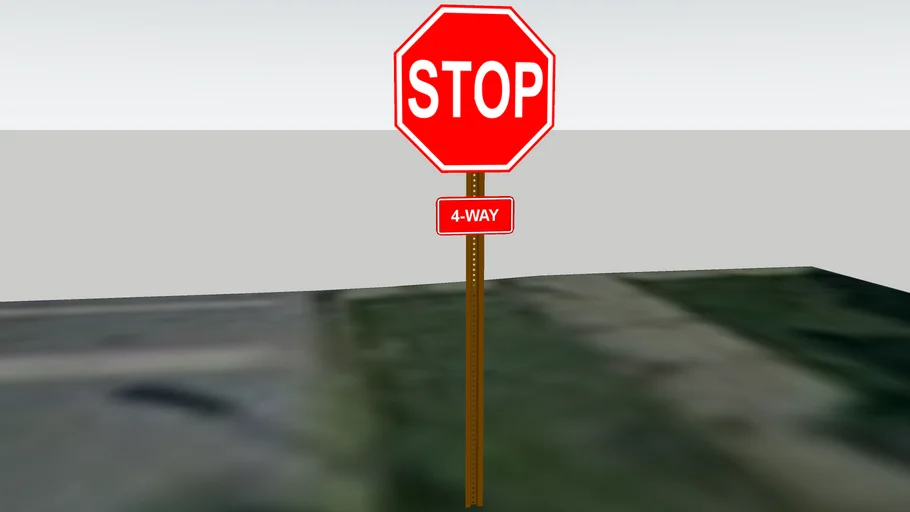 Stop Sign | 3D Warehouse