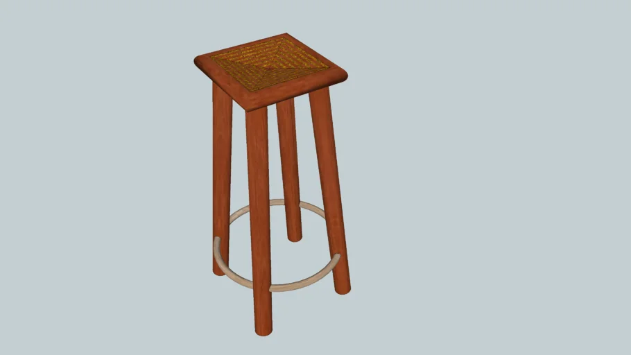 Wooden Bar Stool