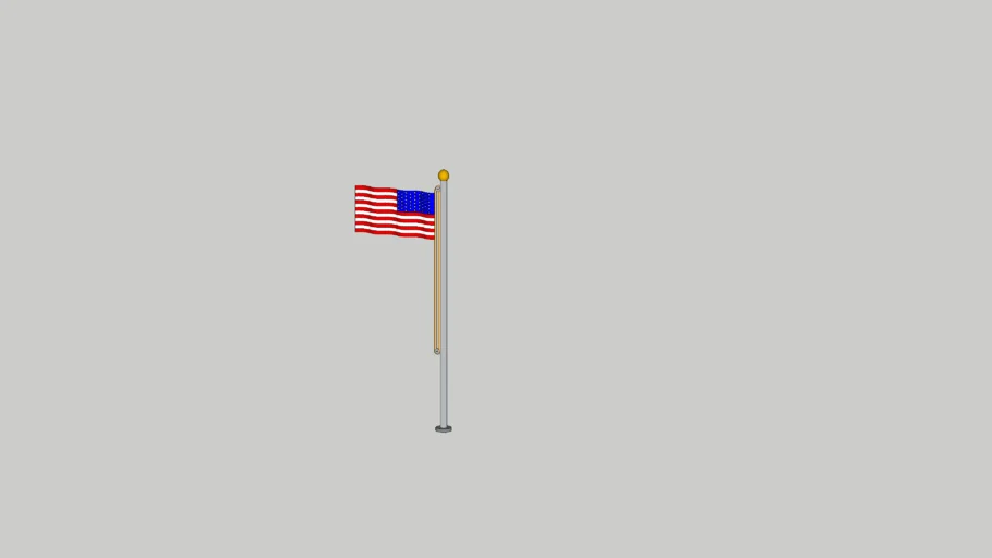 Wavy American Flag