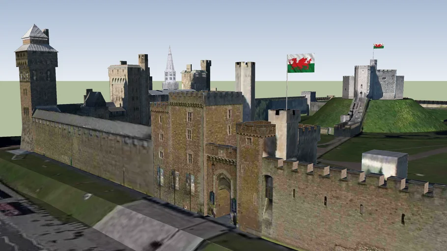 Cardiff Castle, Cardiff, UK