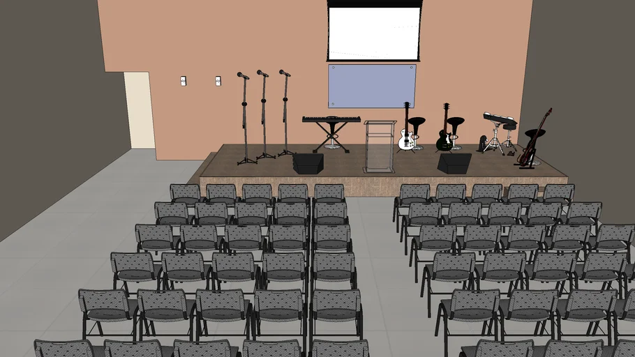 Palco Igreja em AguasClaras