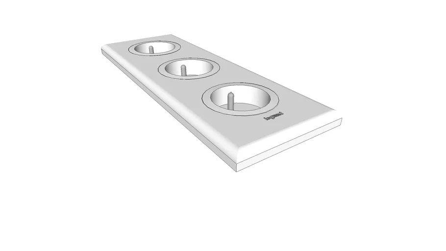 Bloc prises (3PC)