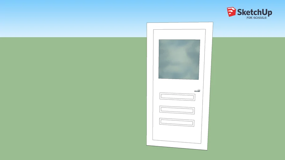 Luis's bathroom door