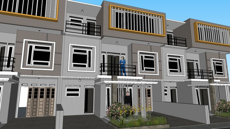 rumah 3 lantai minimalis