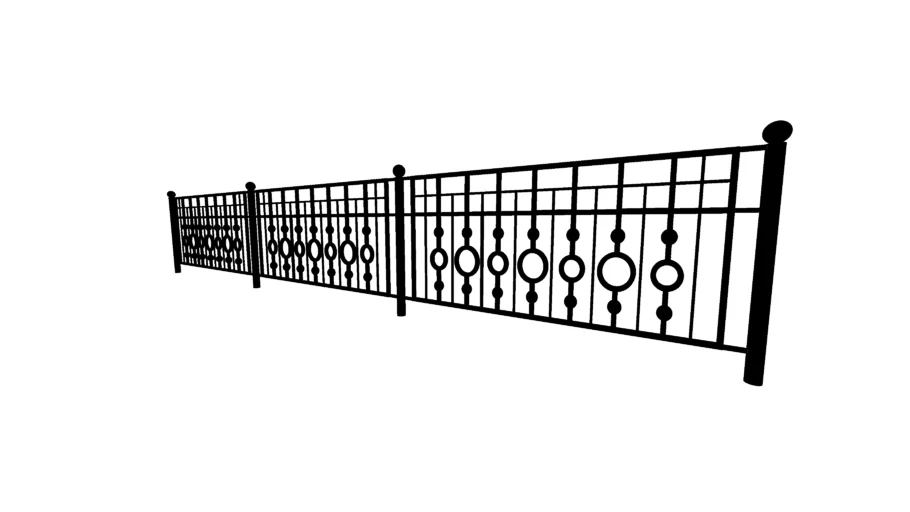 koneslonpro metal fence 4800x800