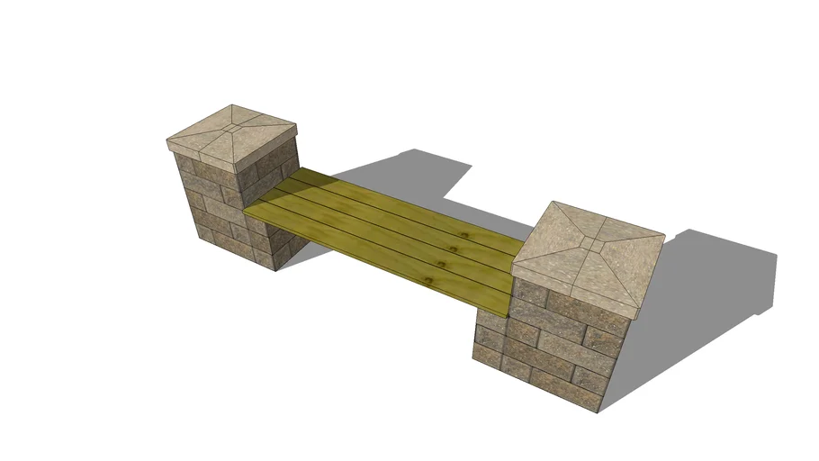 Allan Block Elements - Garden Bench