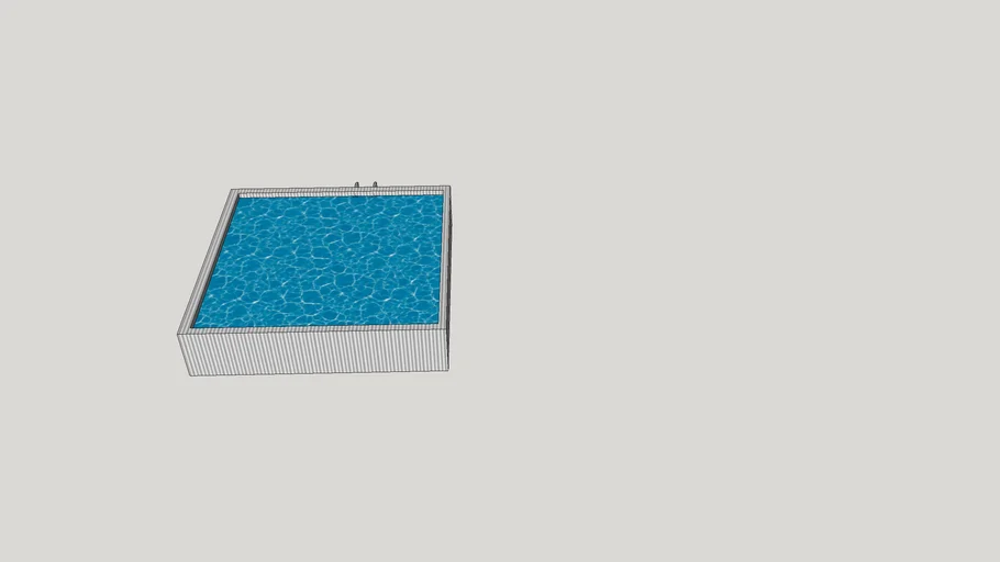 Pool with ladder by Hazel