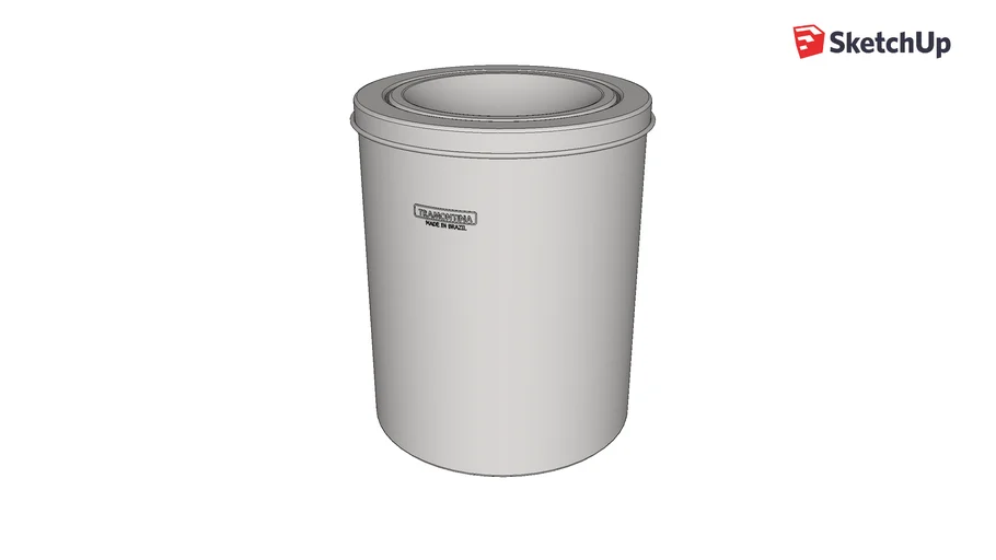 DECOR - Banheiro- Lixeira inox