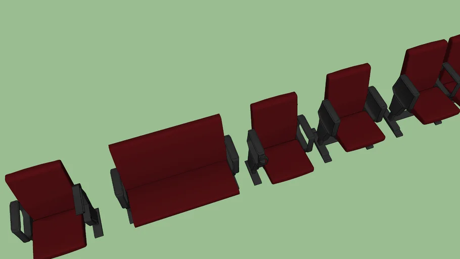 FLEXFORM Cadeira auditório Eventum Free