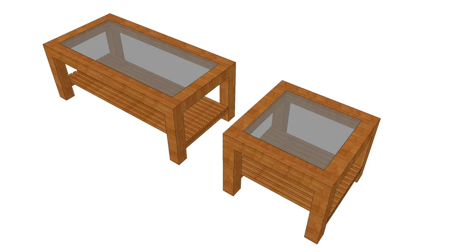 Centre table and side table 