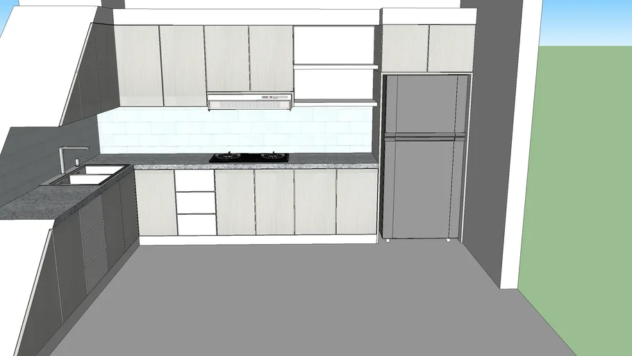 Kitchen Set Bawah Tangga