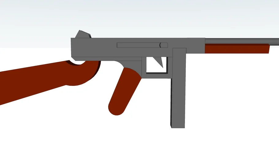 Thompson gun | 3D Warehouse