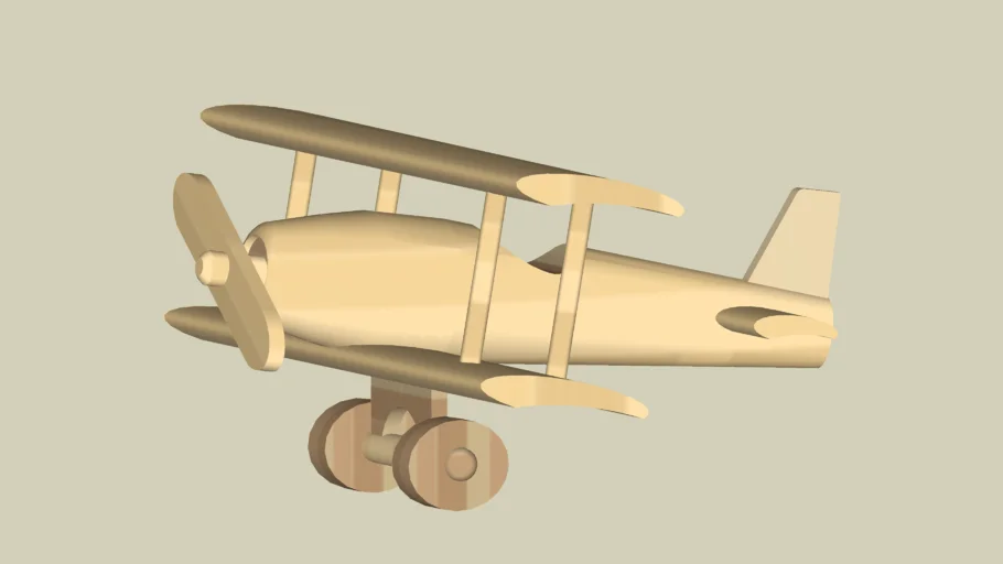 Wooden Toy Plane
