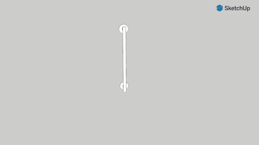 Vertical Grab Bar | 3D Warehouse