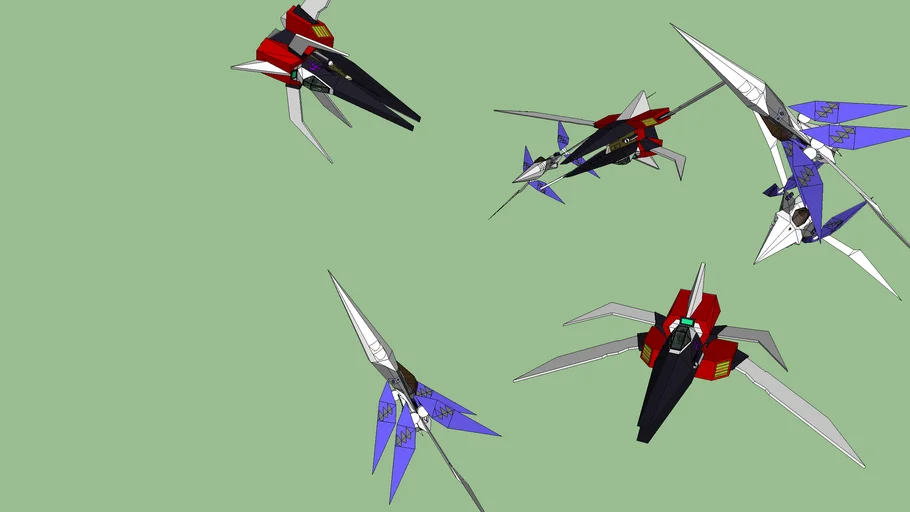 Arwings and wolfens in battle