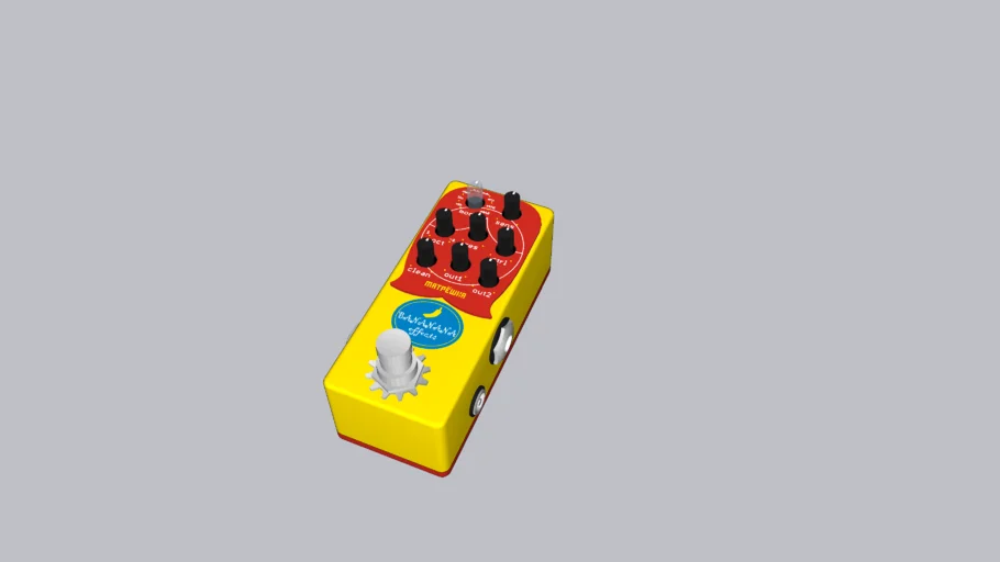 Bananana Effects Matroyshka Bass Synth pedal | 3D Warehouse