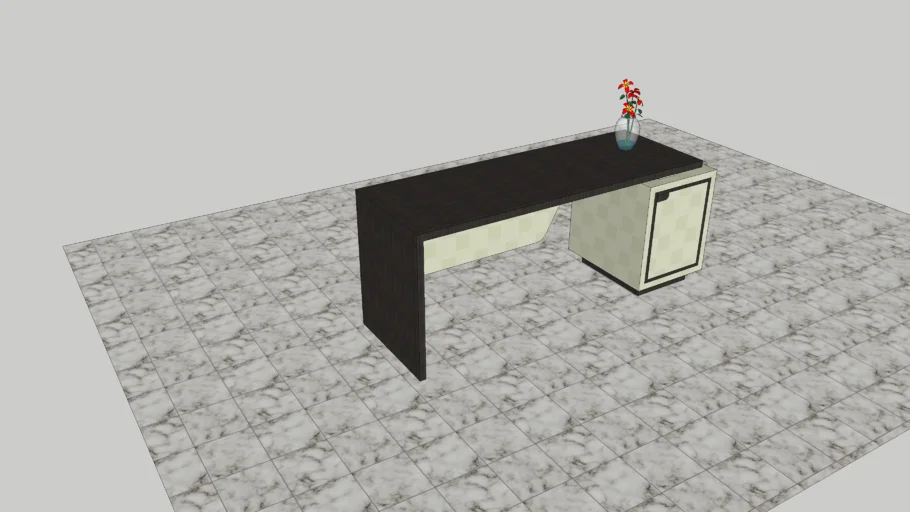 RECEPTION TABLE (COUNTER TABLE) | 3D Warehouse