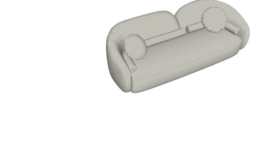 87293 Sofa 3-Seater Kelly Boucle 225cm