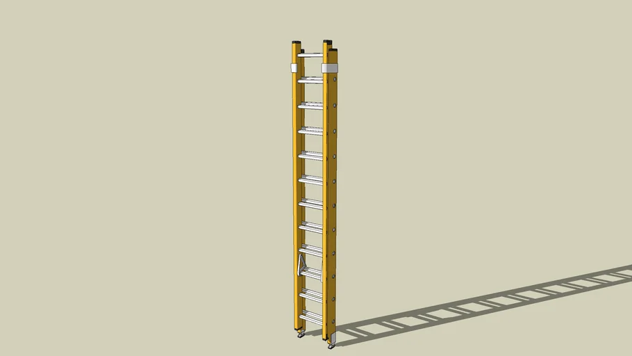 16' Fiberglass Extension ladder