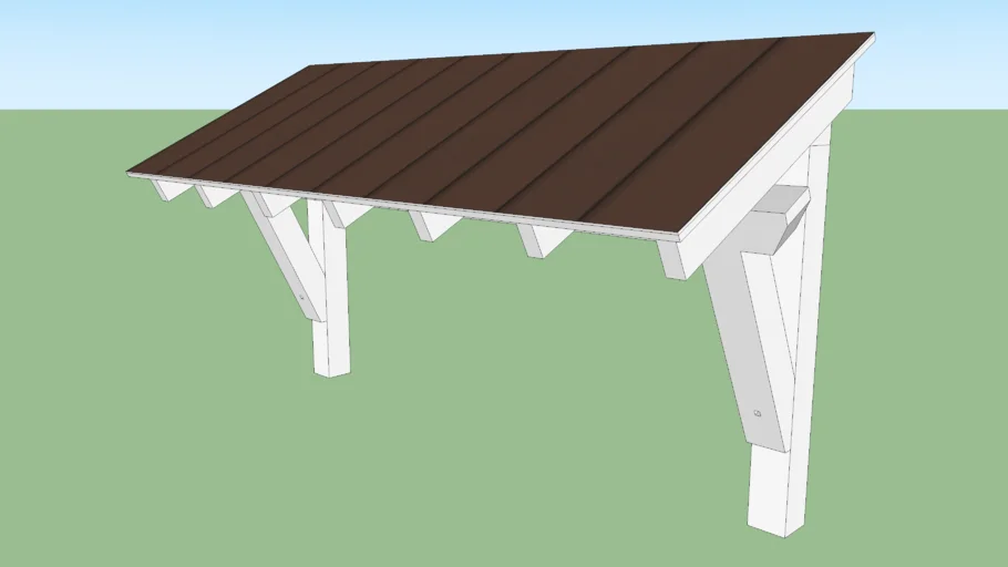 Craftsman Style Window Awning