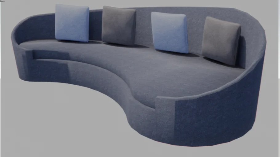 Hadriana Curved Sofa