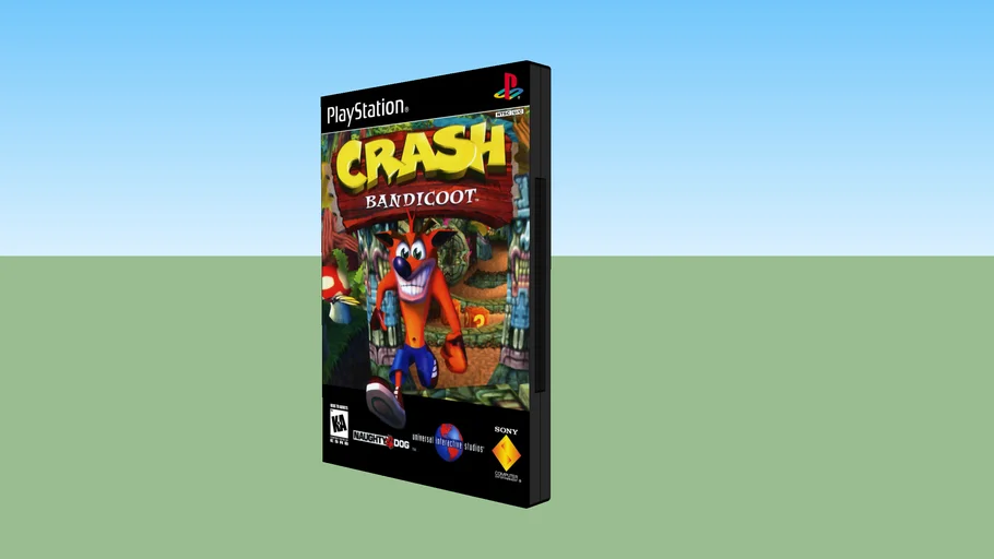 Crash Bandicoot PS1 (with custom covers & dvd cases)