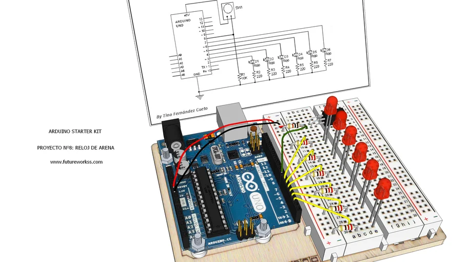 Proyecto Nº8: Reloj de arena digital
