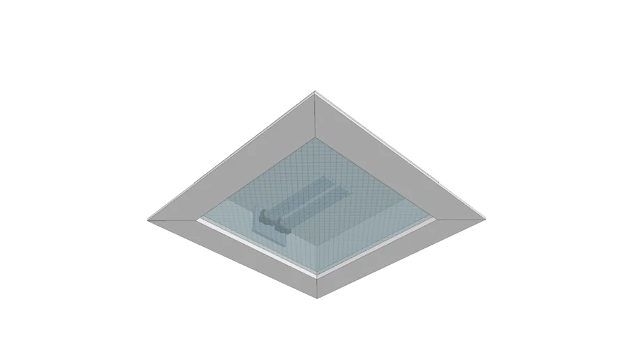 Luminária Quadrada