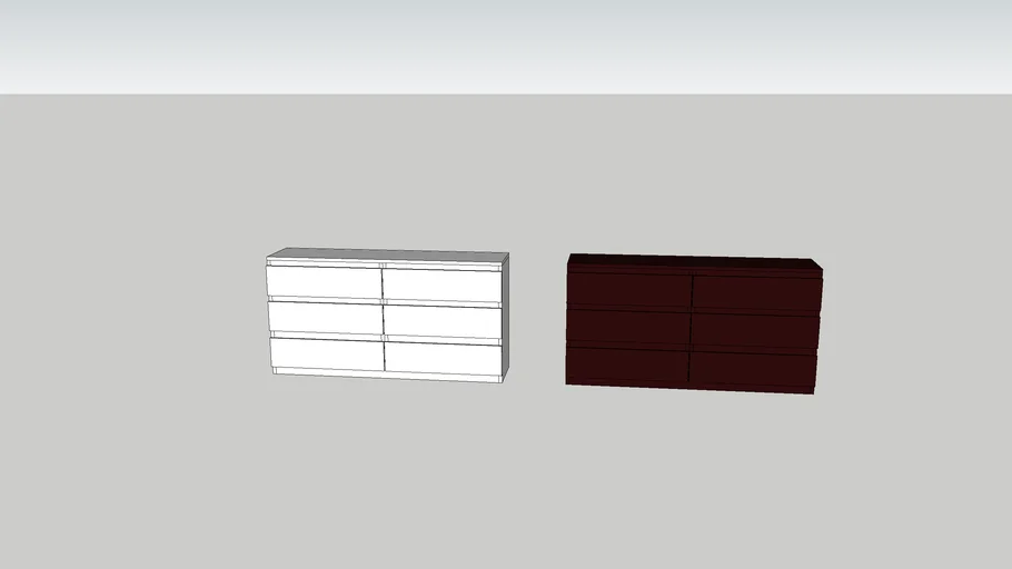 IKEA - KULLEN 6 DRAWER