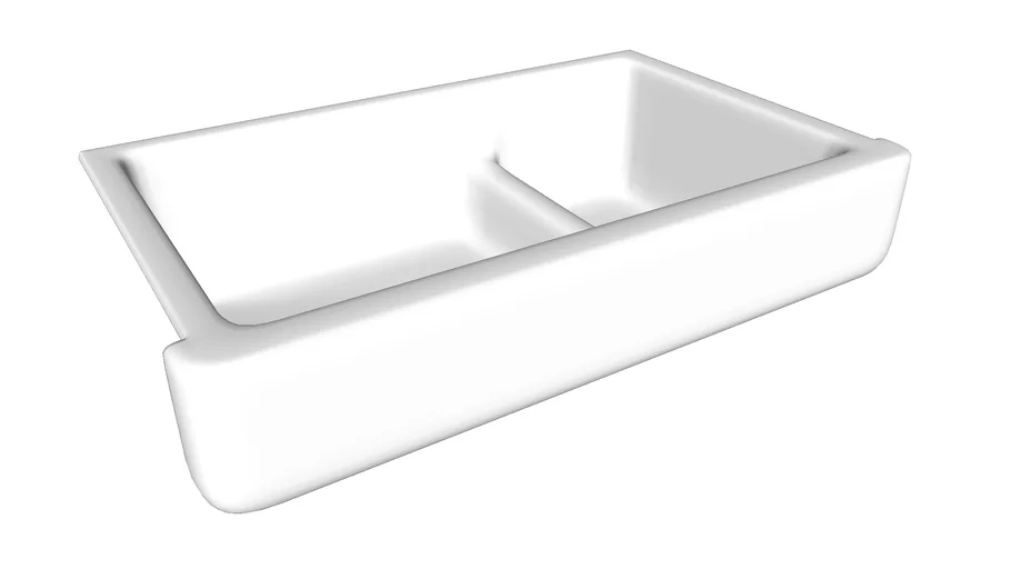 Kholer K-6426 Whitehaven Self-Trimming Smart Divide 35-1/2" x 21-9/16" x 9-5/8" Kitchen Sink
